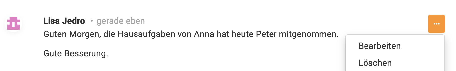 Unterhaltung löschen