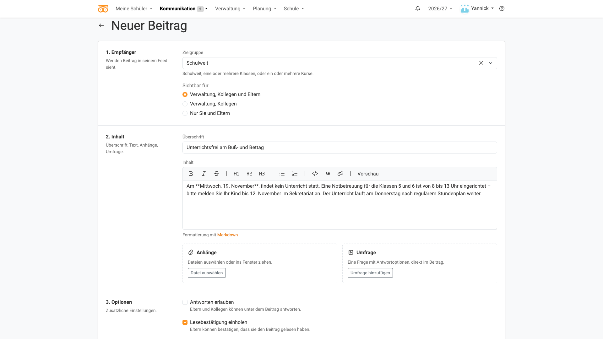 Beitrag verfassen Beitrag verfassen