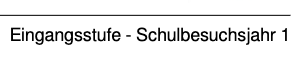 Schulbesuchsjahr