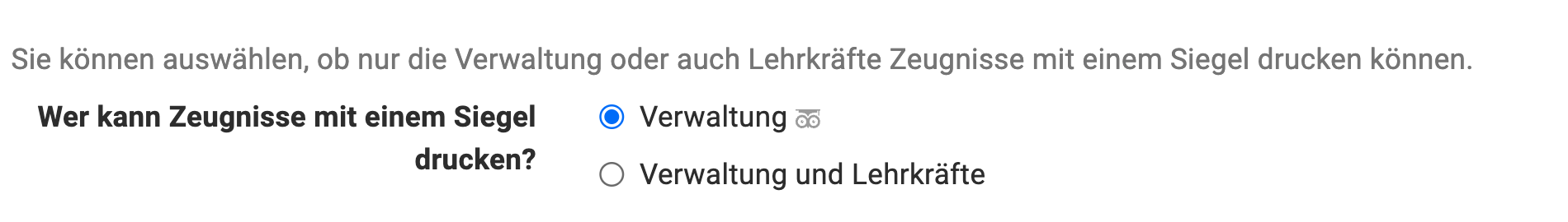 Siegeldruck Lehrkraft