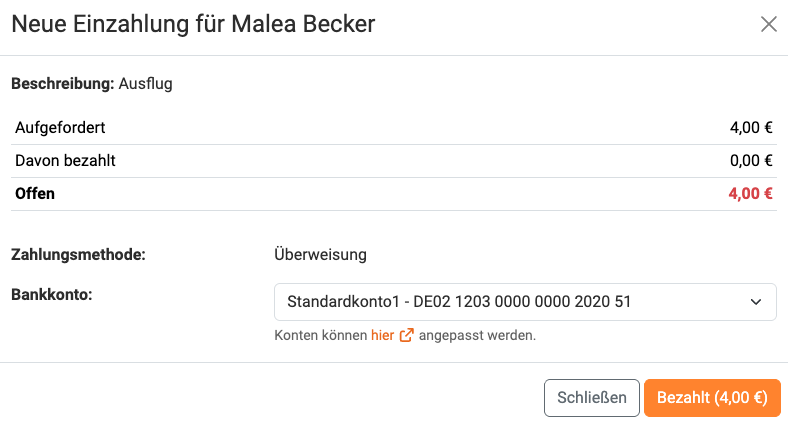 Zahlung stornieren 4