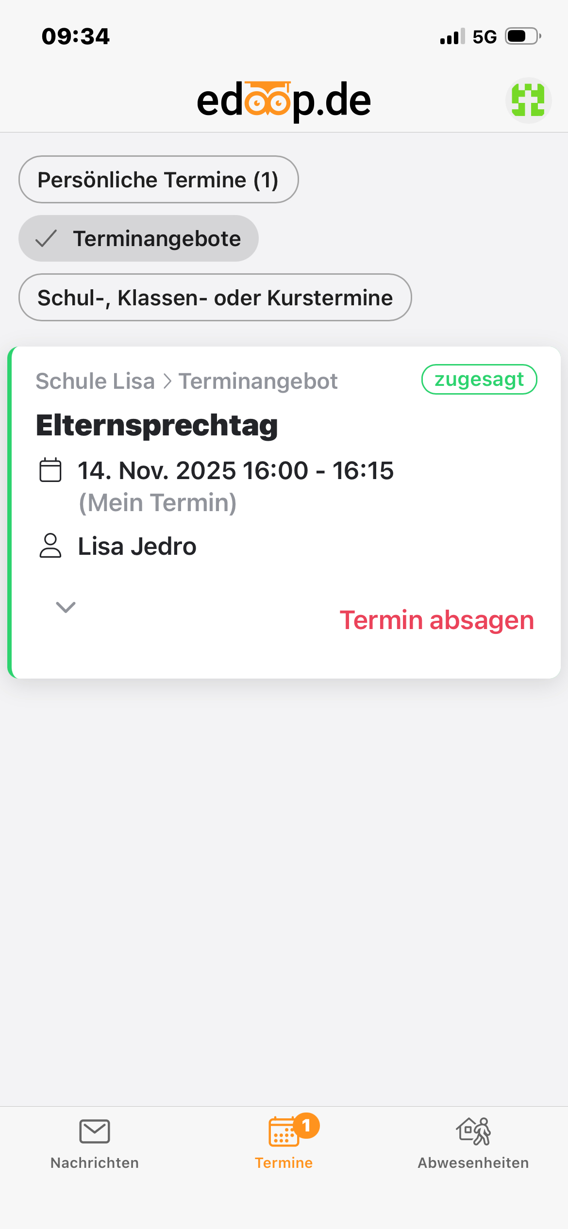 Terminangebote App