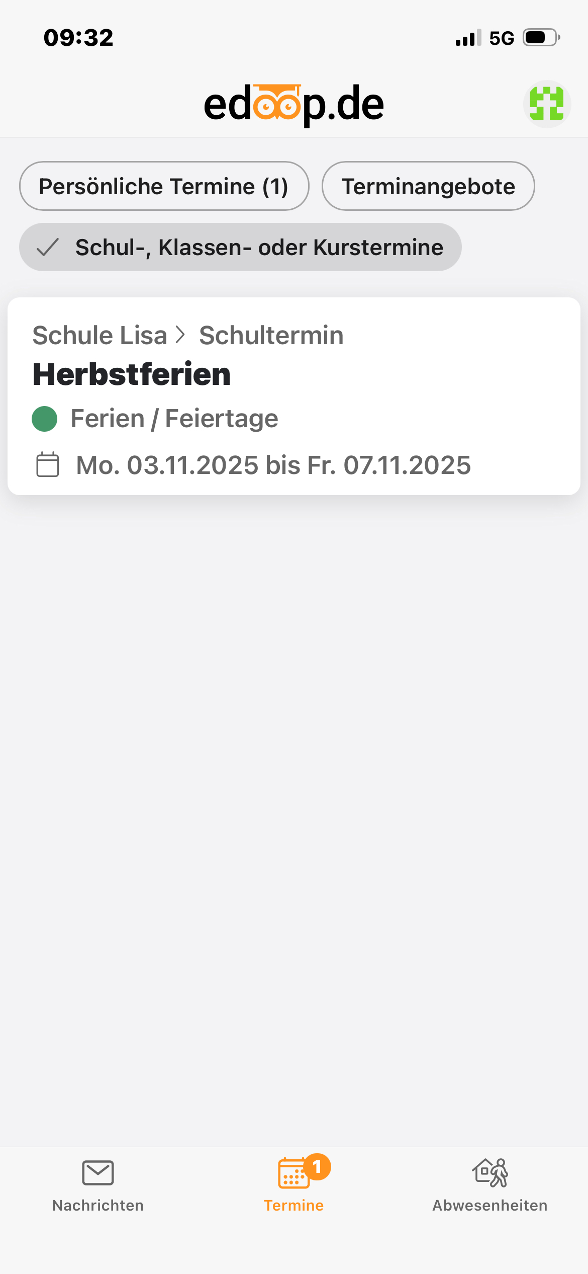 Informative Termine App
