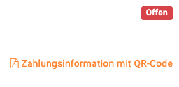 Zahlungsinformation