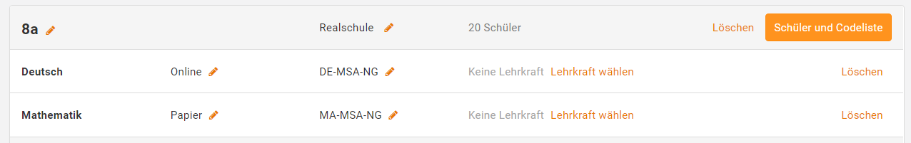 Kolleg:innen zuordnen
