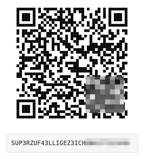 2FA QR-Code